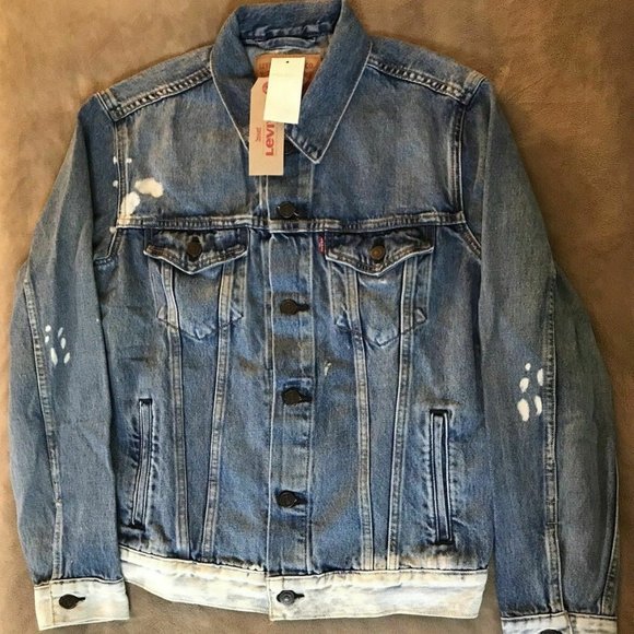Levis Men's Trucker Jean Jacket BAEZ NEW - Picture 1 of 9